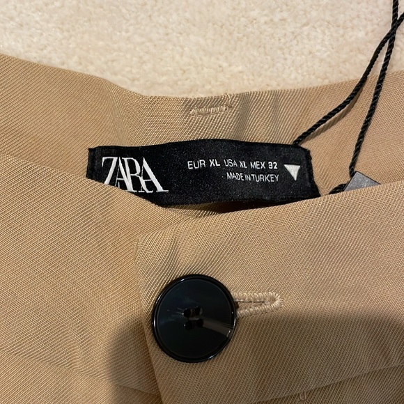 Zara beige wide leg trousers in size XL - Picture 7 of 12